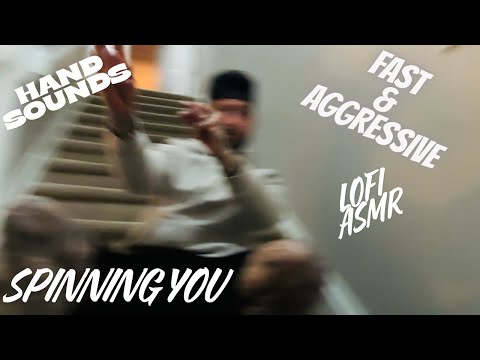 Fast & Chaotic AF Spinning You In A Chair ASMR | Hand Sounds & Tapping Too
