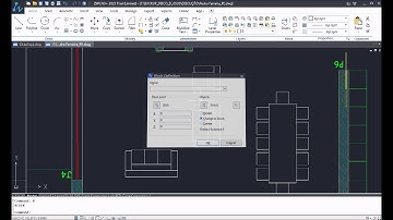 Como criar um bloco num software CAD compatível com o formato DWG