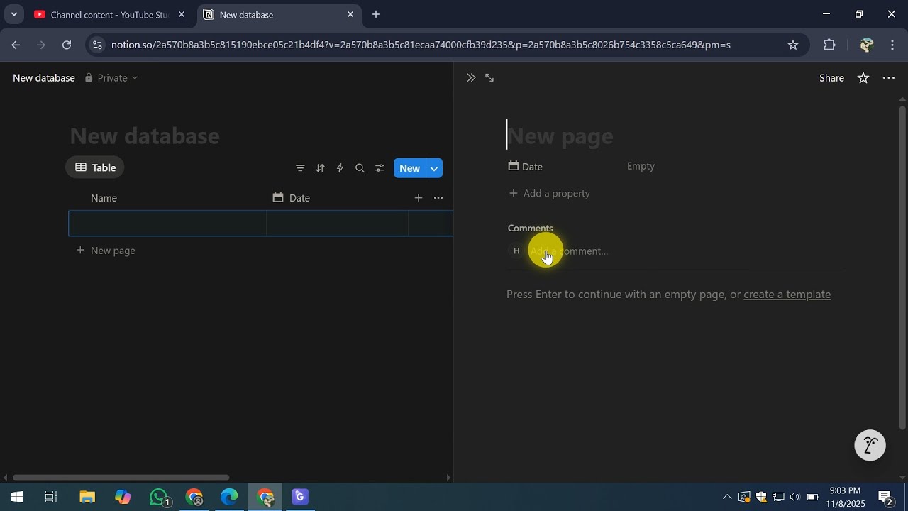 Как редактировать календарь Notion
