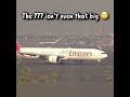 Never underestimate Boeing 777 size 😈 #shorts #plane #677 #777 #big
