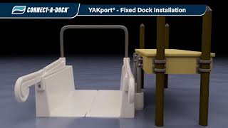 YAKport Fixed Dock anchoring
