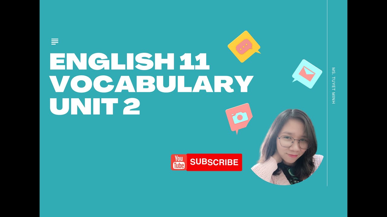 ENGLISH 11 - VOCABULARY - UNIT 2 - YouTube