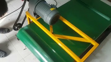 Băng tải nam châm tách sắt trong gỗ mùn cưa viên nén rulo từ ngành gỗ tái chế