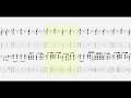 初音ミク. 夜明けと蛍 guitar tab.1