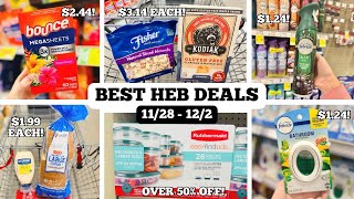 BEST HEB COUPON DEALS | EASY DEALS TO SAVE MONEY | LEARN TO COUPON AT HEB | 11/28 - 12/2