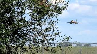 Golden Hawk Saber lands at Waterloo Aug 19 2011