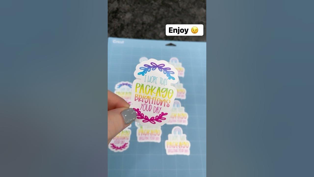 Cricut Glossy Sticker Paper Hack 