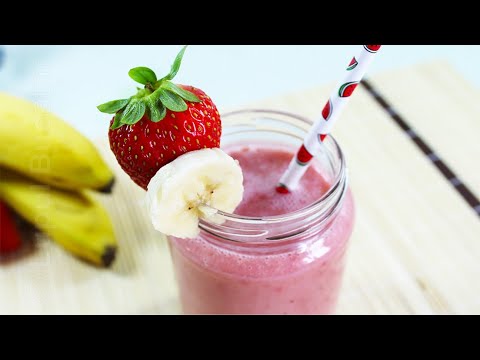 Video: Băutură De Căpșuni și Banane - Rețete Sănătoase