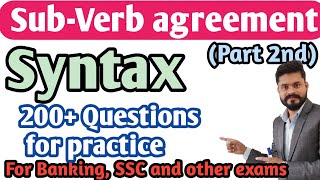 Syntax Sub-Verb agreement Part #2