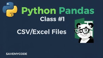 Python Pandas Tutorial Class 1 | Introduction & Read CSV/Excel Files