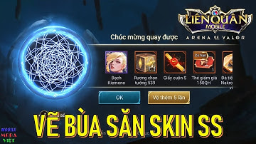 Vẽ bùa săn skin SS bằng Quân huy và bằng Vàng phiên bản mới Liên quân mobile Arena of Valor