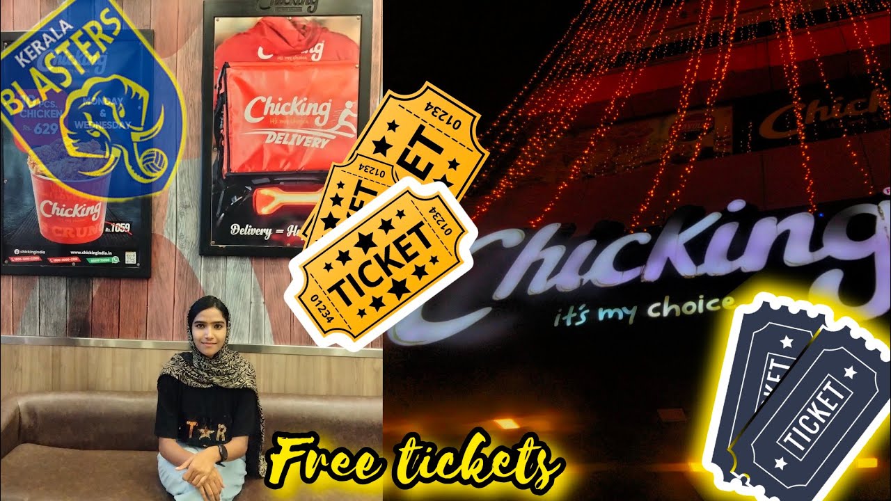 Free tickets🎟️Kerala BlastersIndianSuperLeague YouTube