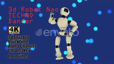3d Humanoid Techno Robotic Dancing | Motion Graphics - Envato elements