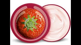 ريفيو عن زبدة الفراولة  من بودي شوب    Review on strawberry Body Butter from bodyshop