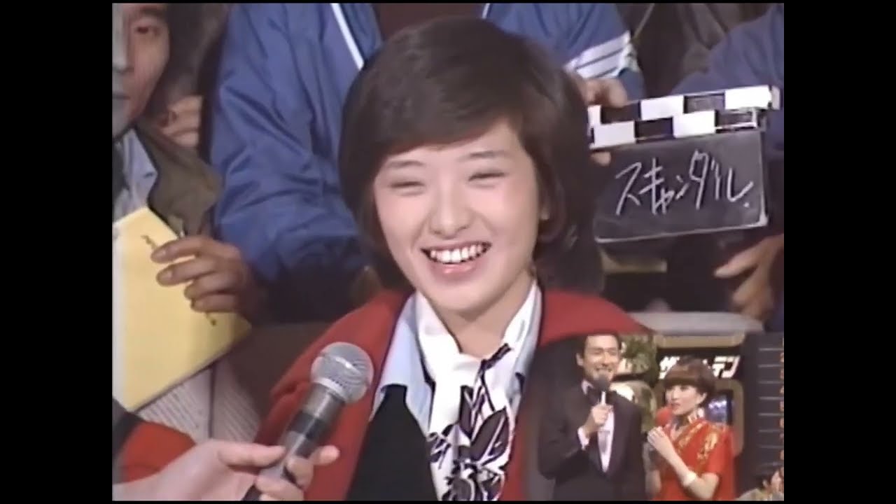 山口百恵24 A面 いい日旅たち1978 TV撮影現場LIVE MIX ∔B 面 TV主題曲スキャンダル（愛の日々）と名場画