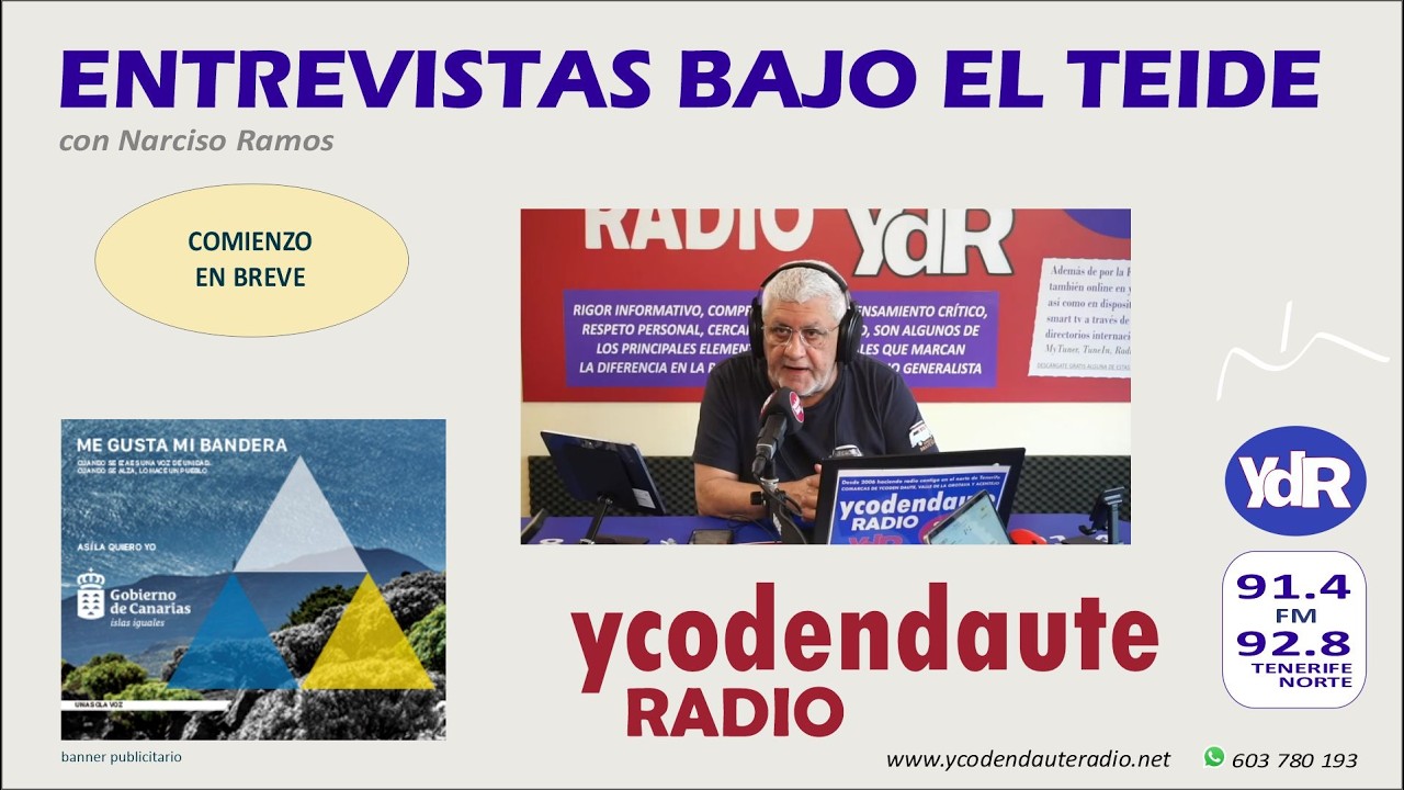 18.09.2026 / ENTREVISTAS BAJO EL TEIDE... con Narciso Ramos