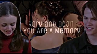 Rory and Dean Gilmore Girls | You Are A Memory