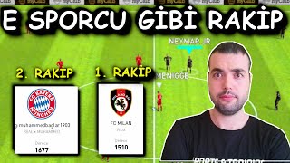 E SPORCU GİBİ RAKİP MAÇA ÖYLE BİR BAŞLADI Kİ ( Pes 2021 Mobile Gameplay )