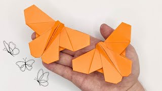 Easy Paper BUTTERFLY  How to make a paper butterfly