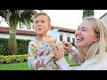 kids reaction to the new kitten!!! (travel vlog)