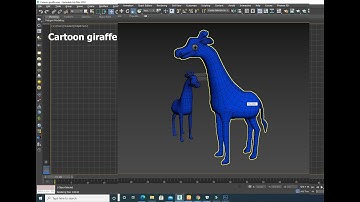 Cartoon giraffe modeling tutorial Finish part