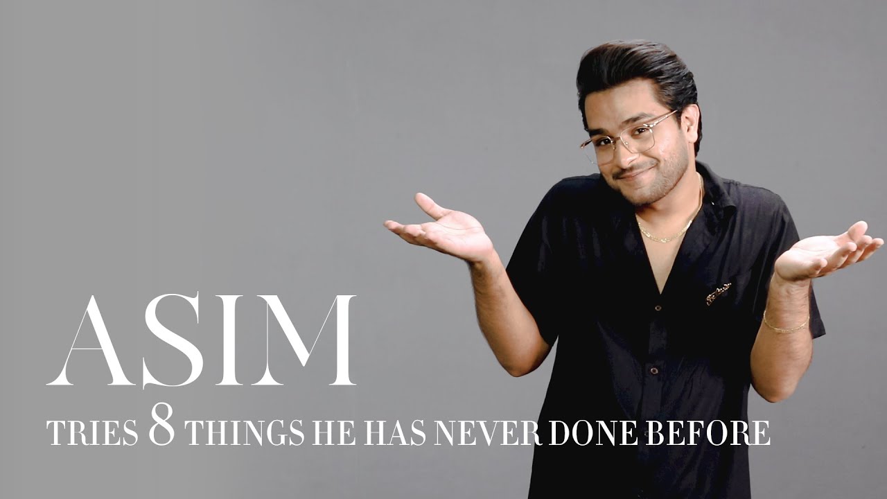 Asim Azhar Tries 8 Things He Has Never Done Before | Mashion