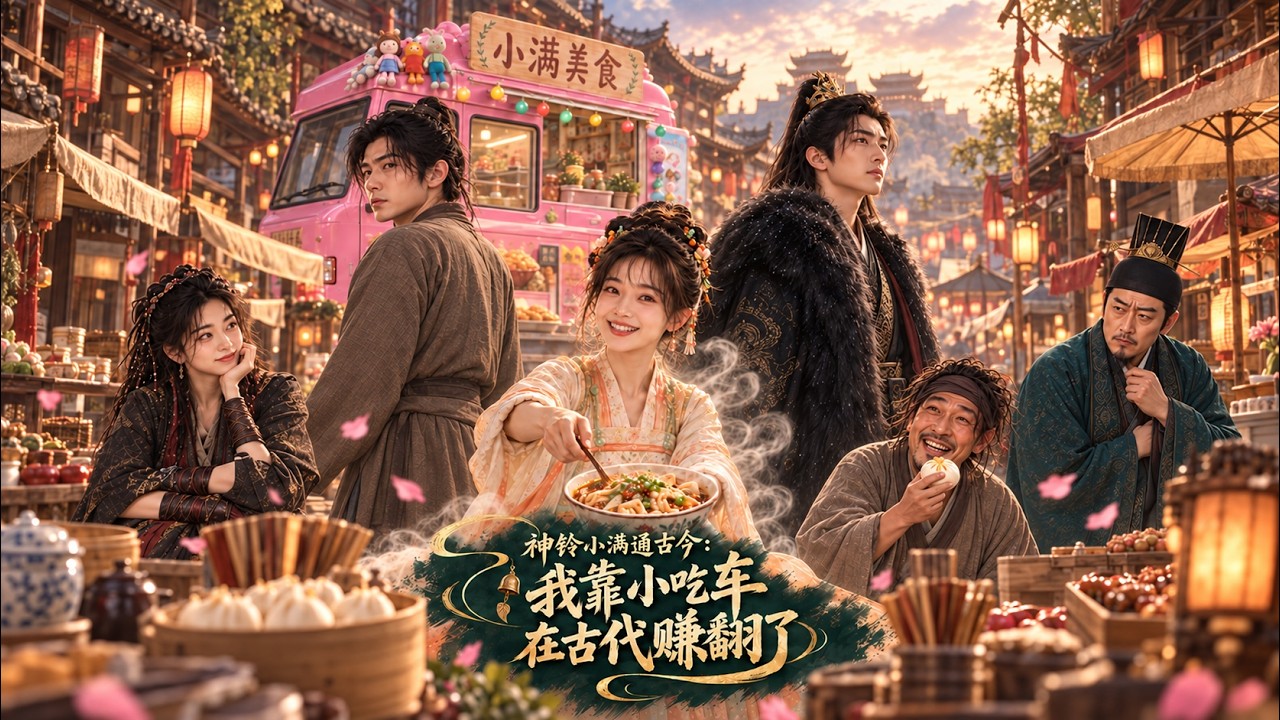 🥫一聲銅鈴帶她的小吃攤穿越，沒想到古代第一桶金靠做飯賺來！憑一手廚藝把古代生意徹底做火！#短劇 #美食 #種田 #drama #穿越 #cooking #comeback #情感 #逆襲 #古代 縮圖
