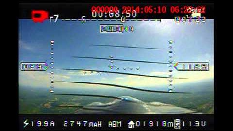 My FPV flight with OSD