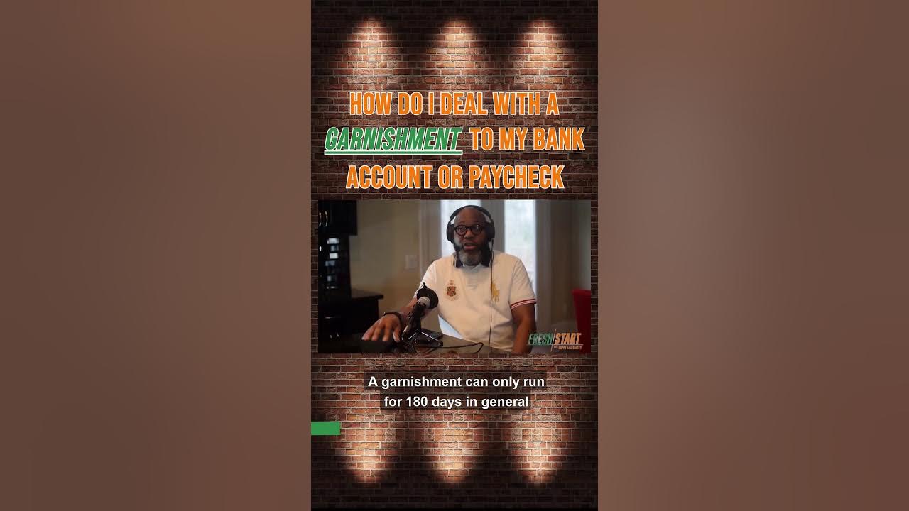 How Long Can Creditors Garnish Your Check Or Bank Account? YouTube