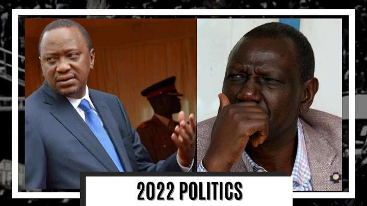 Why Ruto is TERRIFIED of Uhuru
