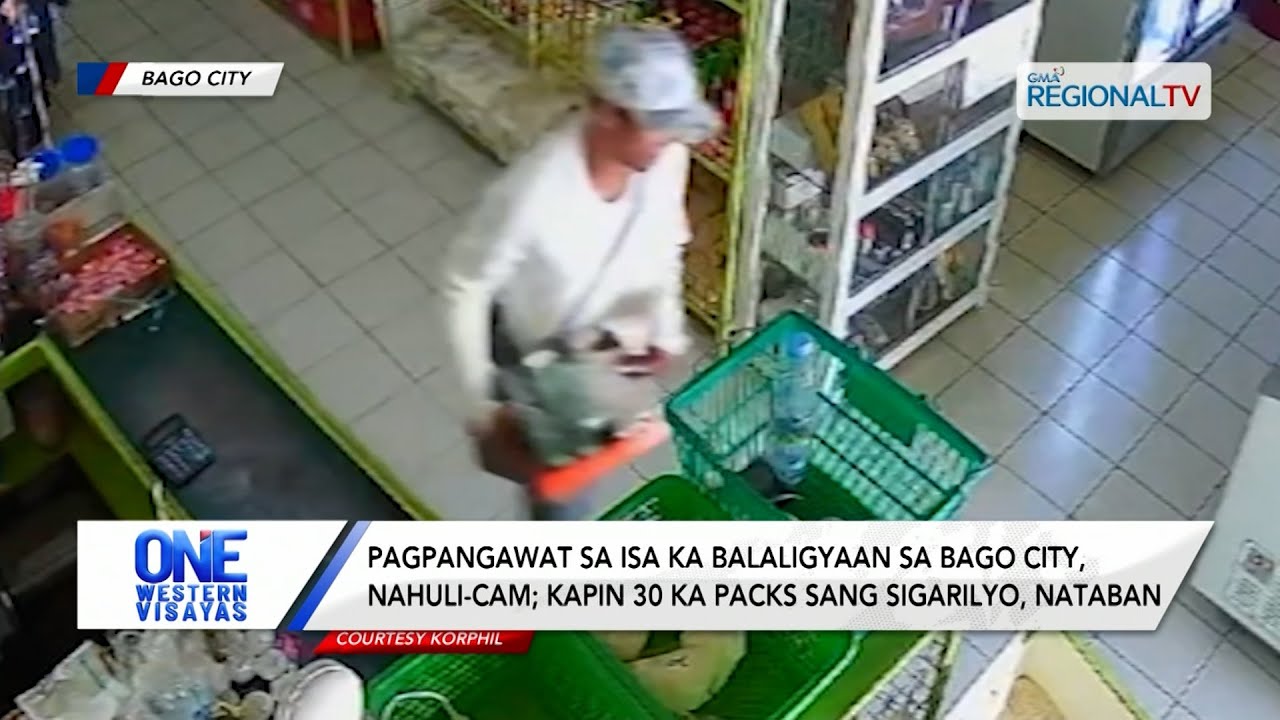 Pagpangawat sa isa ka balaligyaan sa Bago City, nahuli-cam | One Western Visayas