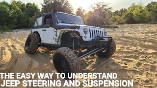 Identifying and Understanding Jeep Steering and Suspension the Easy Way!!! Beginners Guide To Identify Your Jeep Wrangler Front End Parts