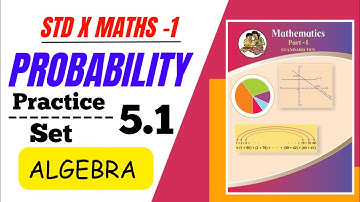 10th Maths 1 | Chapter 5 | Probability | Practice Set 5.1 | Maharshtra Board I algebra