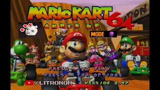 Mario Kart 64 Amped Up 2.97 All Tracks (Grand Cup) - Balloon Race Mode