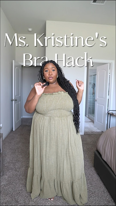 Strapless Bra Hack for Spring | Plus Size Fashion Tips