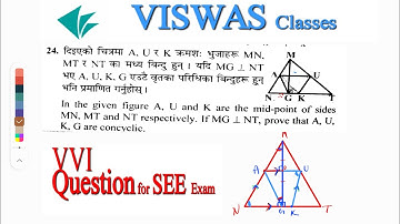 UNSEEN Theorem of circle class 10 | the mid-point of sides | prove that A, U, K, G are concyclic |