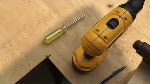 How to make a drill powered disc sander, part 1