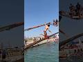 We could watch this all day! 👀 Known as Cucaña, this traditional challenge is held in Spain 🤯