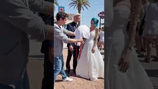 Bride Got A Surprise 🌹 #Wedding #Bride #Lasvegas
