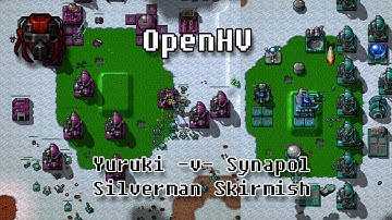 Yuruki v Synapol | Skirmish Conquest on Silverman | OpenHV (Hard Vacuum)