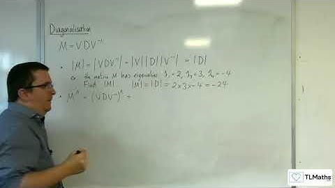 AQA A-Level Further Maths C11-05 Diagonalisation: Properties
