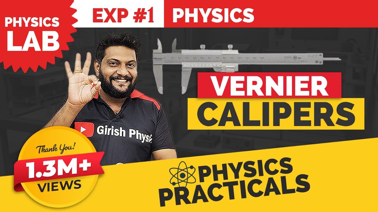 Plus Two Physics Practical Lab Vernier Calipers English Subtitles Malayalam YouTube