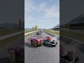 Only one car made it through thebollards.😱😱#beamngdrive #shortvideo #gaming