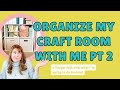 Organizing My Craft Room Pt 2: Target Brightroom Cube Organizers (quick organize with me)