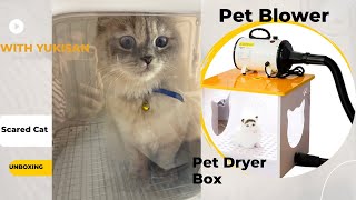 AUTOMATIC PETS DRYER BOX and SMART PETS BLOWER from @amazon | UNBOXING by ANJ LYN Channel