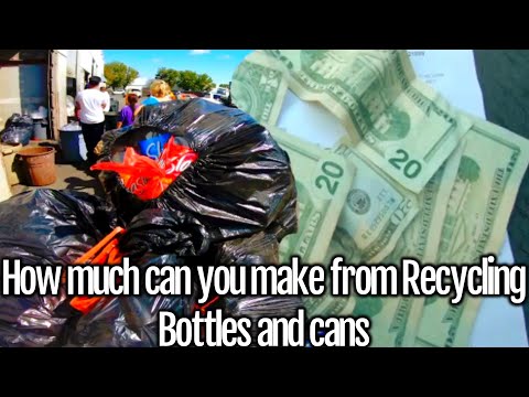 How Much Can You Make Recycling Bottles And Cans