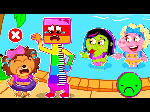 Маша и Леопольд. Ростомер у бассейна - Мультик для детей - Lion Family на русском