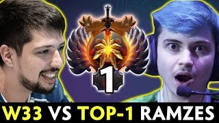 w33 vs TOP-1 RANK Ramzes — BACK TO META with MID Chicken