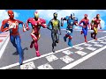 TEAM IRONMAN VS TEAM SPIDER-MAN  Running Challenge (Funny Contest) - GTA V Mods