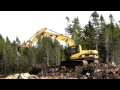 Cat 320c l in action